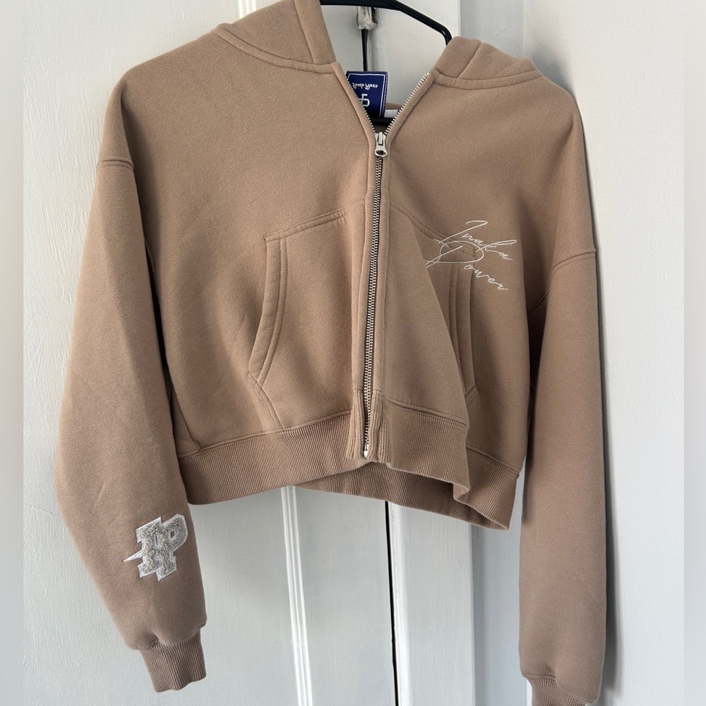 Inaka Power Women’s Cropped Signature Zip-Up Hoodie
